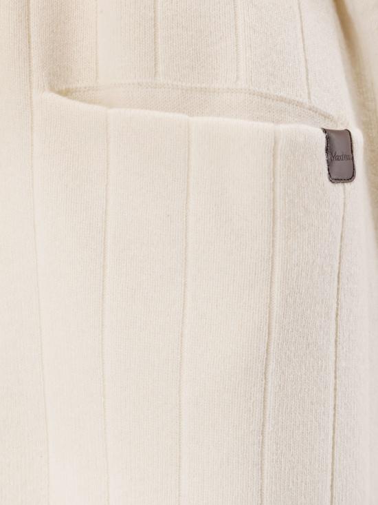  막스마라 가디건 Max Mara Giusto 캐시미어 카디건 화이트 - MAX MARA