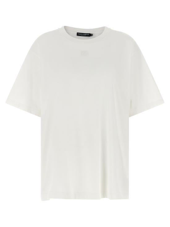 26SS 돌체앤가바나 프린트 스카프 저지 티셔츠 F8W33ZGDDPWW0800 - DOLCE & GABBANA