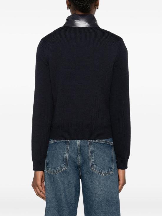  몽클레어 가디건 몽클레르 패딩  블루 - MONCLER