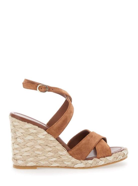  스튜어트 와이츠먼 샌들 알리사 웨지스 브라운