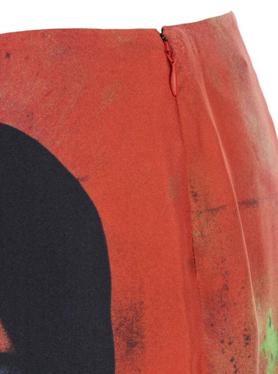  베르사체 스커트 파티 프린트  룩 62 멀티컬러 - VERSACE