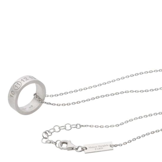  마르지엘라 목걸이/팬던트 메종  숫자 목걸이 실버 - MAISON MARGIELA