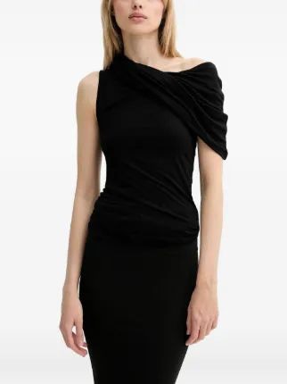 25SS 릭 오웬스 반팔 티셔츠 LI01E4223RV09BLACK RV 09 BLACK