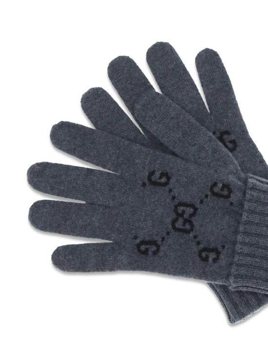 25FW 구찌 GG 캐시미어 자카드 글러브 8131364GABX 1260 - GUCCI