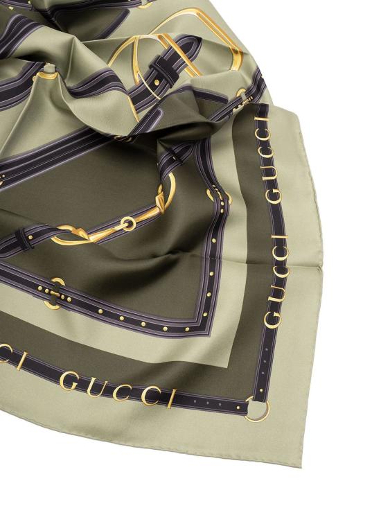 25FW 구찌 프린트실크 까레 8478923G001 3467 - GUCCI