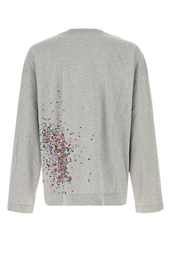  드리스 반 노튼 탑 Dries Van Noten Hegland T 셔츠 그레이 - DRIES VAN NOTEN