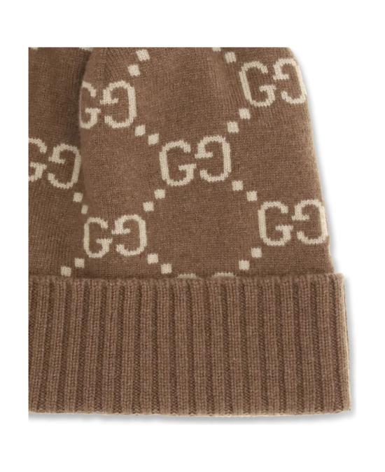 25FW 구찌 GG 캐시미어 자카드 비니 8113923GAC0 2379 - GUCCI