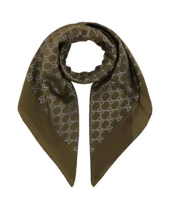 25FW 구찌 프린트 실크 까레 8122513G001 3067