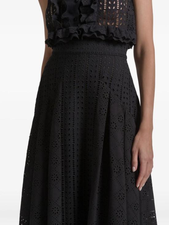 26SS 알베르타 페레티 스커트 261U01101622 0555BLACK - ALBERTA FERRETTI