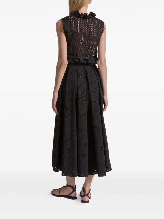 26SS 알베르타 페레티 반팔 티셔츠 261U08081623 0555BLACK - ALBERTA FERRETTI