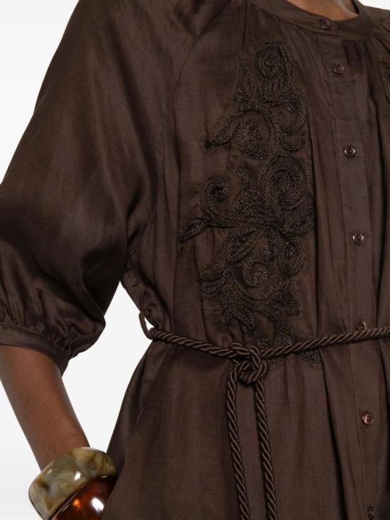 26SS 에르마노 미디 원피스 D48EQ040CCE37 MF190FONDENTE - ERMANNO