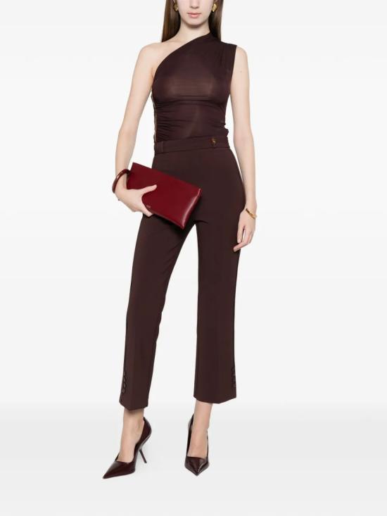 26SS 엘리자베타프랜치 스트레이트 팬츠 PA16861E2 644CACAO - ELISABETTA FRANCHI