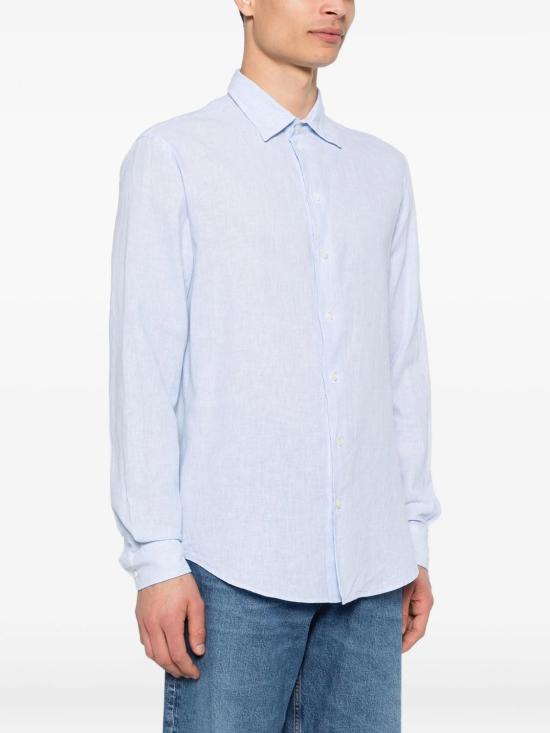 26SS 엠포리오 아르마니 긴팔 셔츠 EM000099TE20552 F9022 - EMPORIO ARMANI