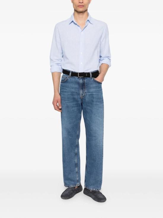 26SS 엠포리오 아르마니 긴팔 셔츠 EM000099TE20552 F9022 - EMPORIO ARMANI