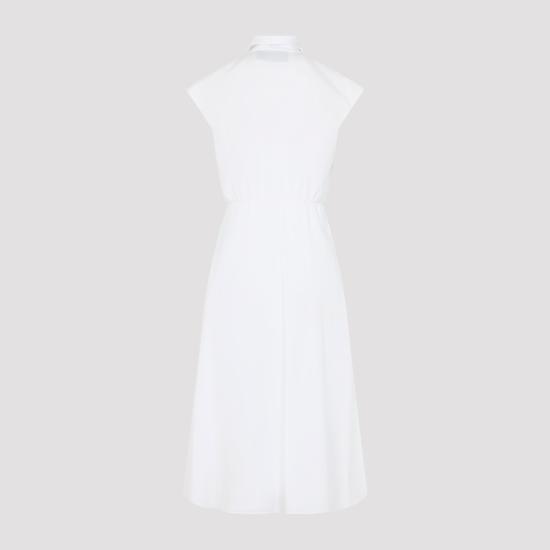 26SS 발렌티노 가라바니 미디 원피스 8B3VAJR59VN 0BO WHITE - VALENTINO GARAVANI