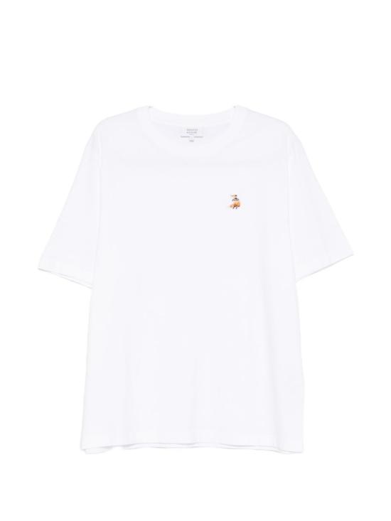 26SS 메종키츠네 드리밍 폭스 컴포트 티셔츠 QM00102KJ7026 P100 WHITE
