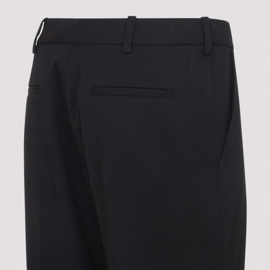  발렌시아가 스트레이트 팬츠 테일러드 팬츠 블랙 - BALENCIAGA