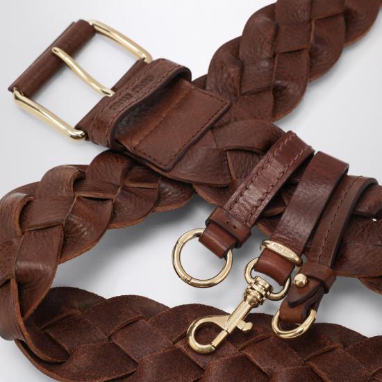 26SS 미우미우 레귤러 벨트 5CC7222G7V F0005 BROWN - MIU MIU