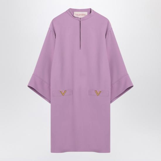 25SS 발렌티노 가라바니 미디 원피스 6B3VAEW11MM R3H PURPLE