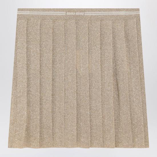 25SS 미우미우 스커트 MMG529OOO159F F0056 METAL