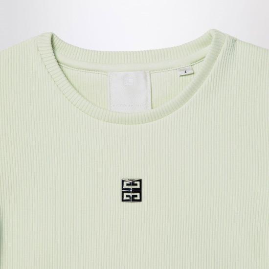 25SS [키즈] 지방시 티셔츠 H30804ACO 72G Light Green - GIVENCHY