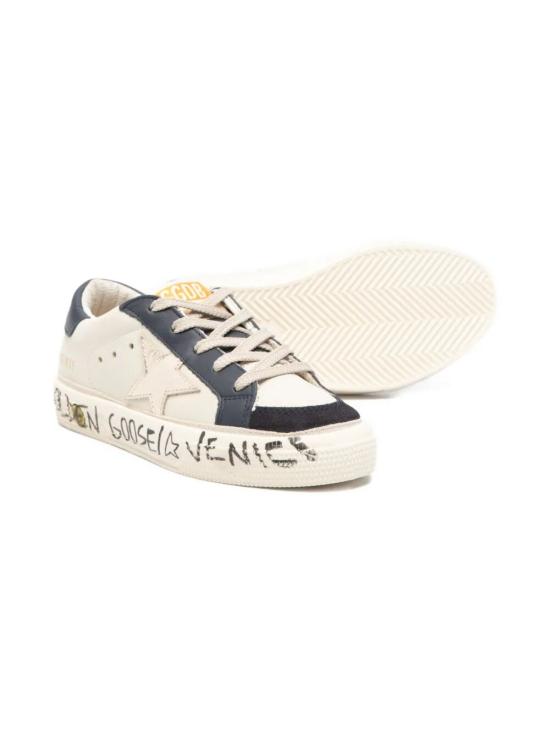 26SS [키즈] 골든구스 스니커즈 GYF00496F008058 15865 White Blue - GOLDEN GOOSE