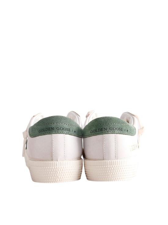 25FW [키즈] 골든구스 스니커즈 GYF00495F007441 10613 White Beige Green - GOLDEN GOOSE