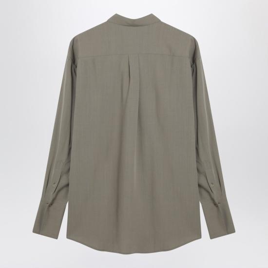 25FW 토템 셔츠 254WRT0607FB0475 079 Taupe - TOTEME