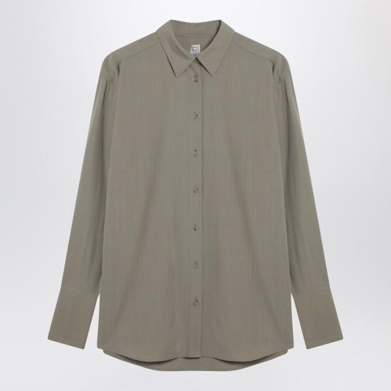 25FW 토템 셔츠 254WRT0607FB0475 079 Taupe