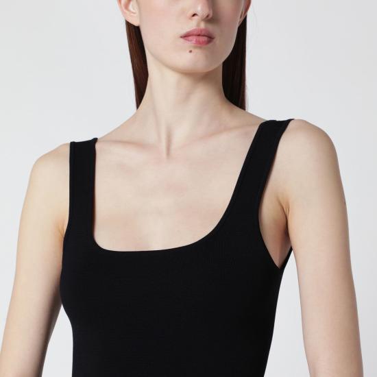 26SS 엔타이어 스튜디오 미디 원피스 ESSS26DR03237VI 0015 Black - ENTIRE STUDIOS