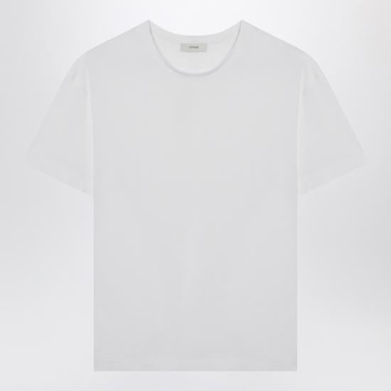 25FW 토템 반팔 티셔츠 252WRT0529FB0419 047 White