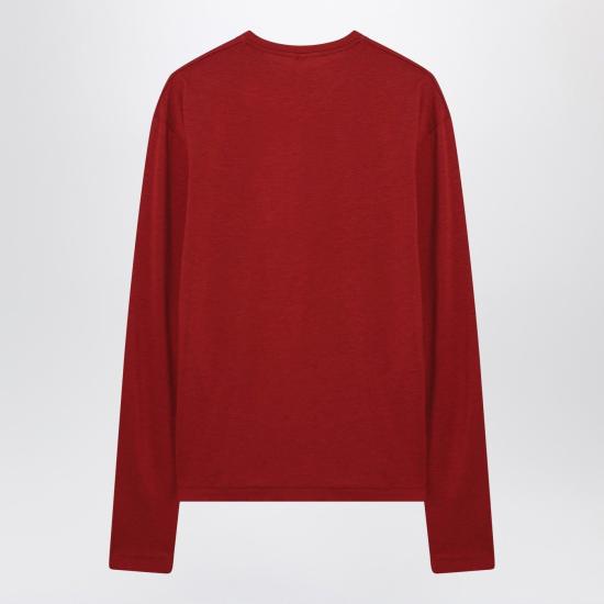 26SS 토템 반팔 티셔츠 261WRT0588FB0419 344 Red - TOTEME