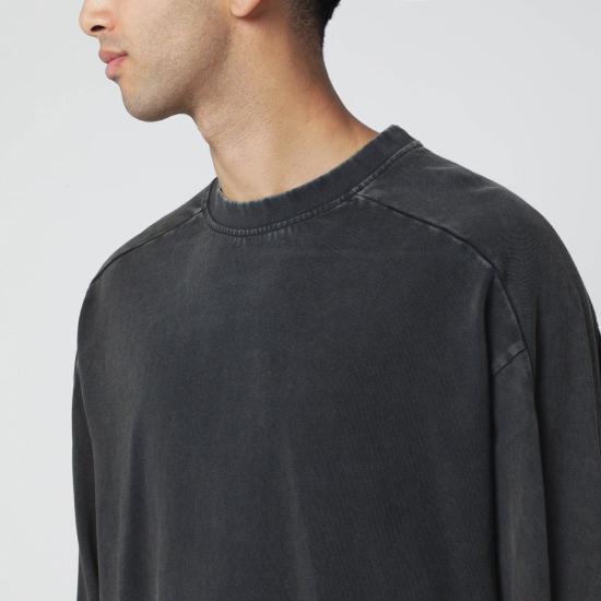 25FW 엔타이어 스튜디오 반팔 티셔츠 UNU252036CO WB Black - ENTIRE STUDIOS