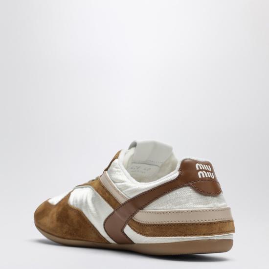 26SS 미우미우 스니커즈 5E428EA00571L F0TBK Talc Cinnamon - MIU MIU
