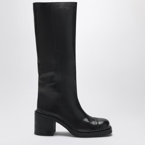 25FW 미우미우 부츠 5W493E075007 F0002 Black