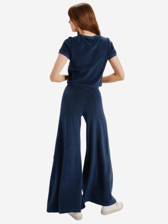  Suzie Kondi 반팔 티셔츠 수지 콘디 카프리 테리 티셔츠 네이비 - OTHER BRANDS