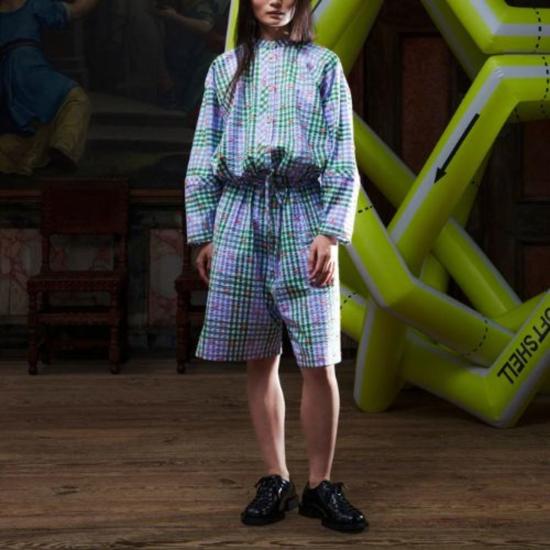  헨릭 빕스코브 셔츠 Henrik Vibskov 플랫 셔츠  체크 필 - HENRIK VIBSKOV