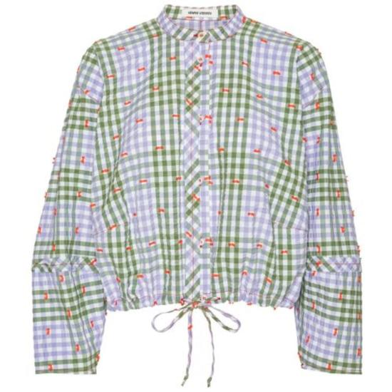  헨릭 빕스코브 셔츠 Henrik Vibskov 플랫 셔츠  체크 필