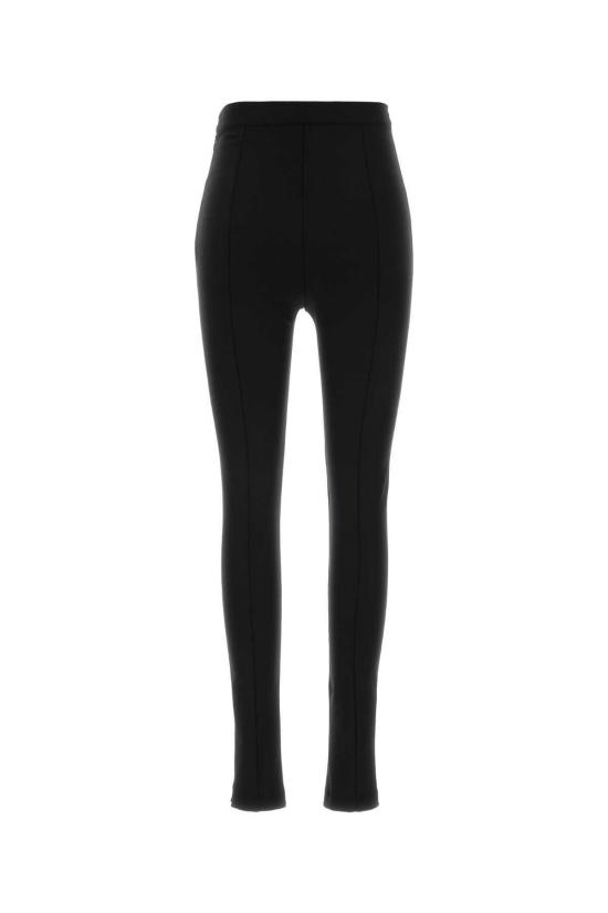  질샌더 레깅스 질 샌더 블랙 스트레치 버진 울 블렌드  아스팔트 - JIL SANDER
