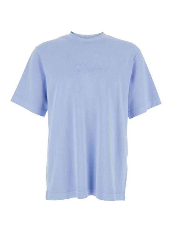  자크뮈스 반팔 티셔츠 르 티셔츠 피그멘토 티셔츠 라이트 블루