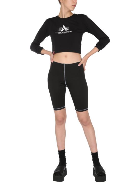  알파 반팔 티셔츠 116076 BLACK - ALPHA