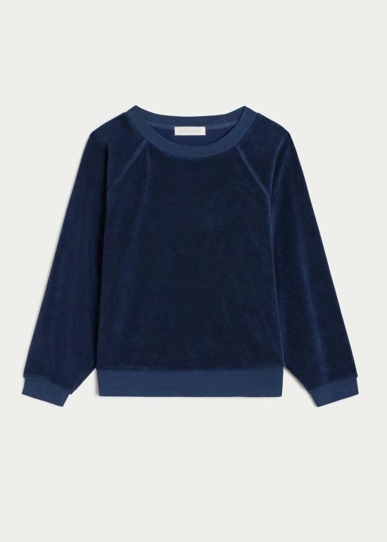  메이블앤모스 스웨터 테리 네이비 소재의 Suzie Kondi Tilos 스웨트셔츠