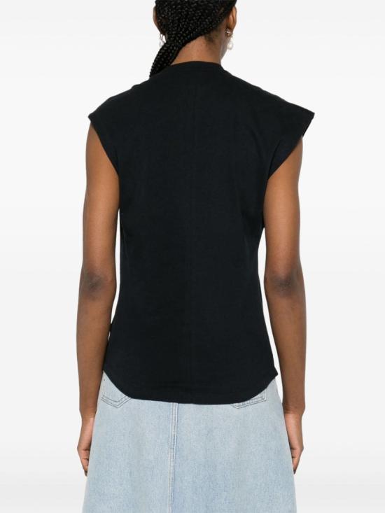 26SS 이자벨마랑 반팔 티셔츠 TS0175FAA1N41I 01BK BLACK - ISABEL MARANT