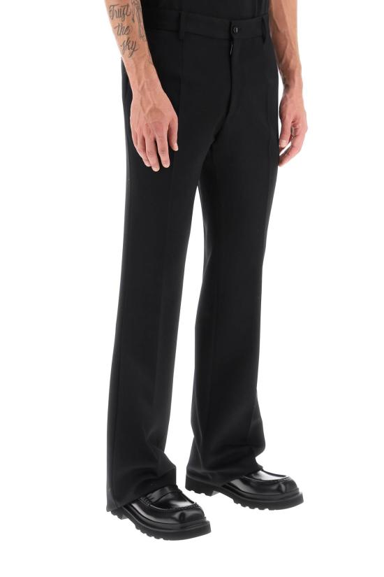  돌체앤가바나 스트레이트 팬츠 GZ25ATFU21E N0000 black - DOLCE & GABBANA