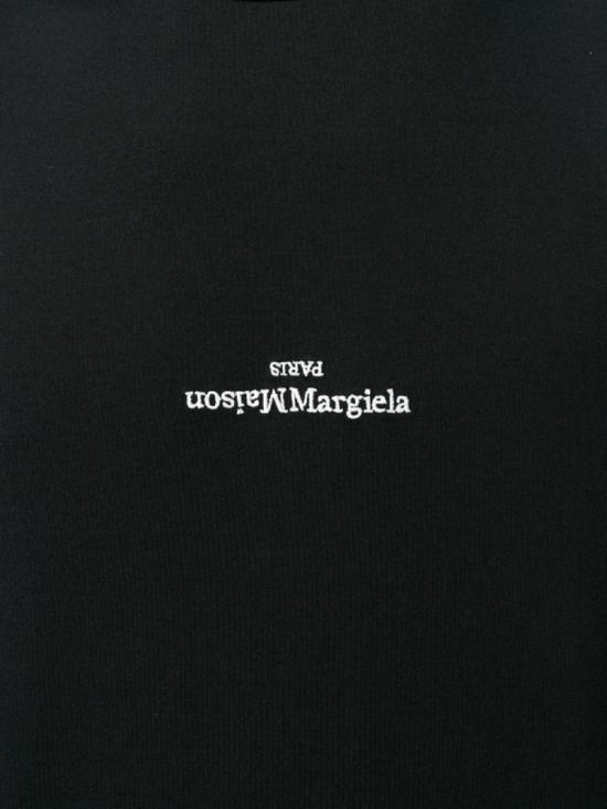 25FW 마르지엘라 디스트로이드 로고 티셔츠 S30GC0701S22816 900 BLACK - MAISON MARGIELA