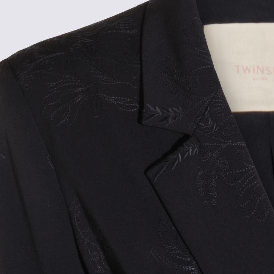  트윈셋 수트 자켓 스트레치 블레이저 블루 나이트 - TWINSET