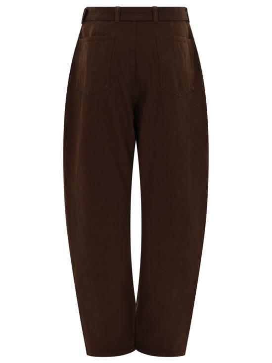 26SS 르메르 트위스트 벨티드 팬츠 PA326 LD1068BR423 BROWN - LEMAIRE