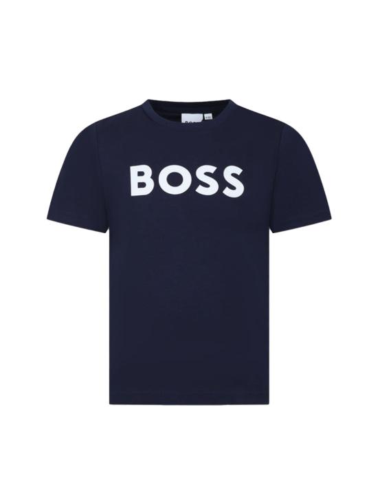 26SS [키즈] 보스 티셔츠 J25P24K 849 BLUE - BOSS