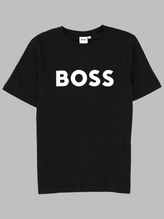 26SS [키즈] 보스 티셔츠 J25P24K 09B BLACK