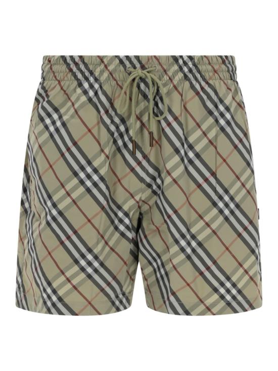 26SS 버버리 체크 스윔팬츠 8121537 C4053 GREEN